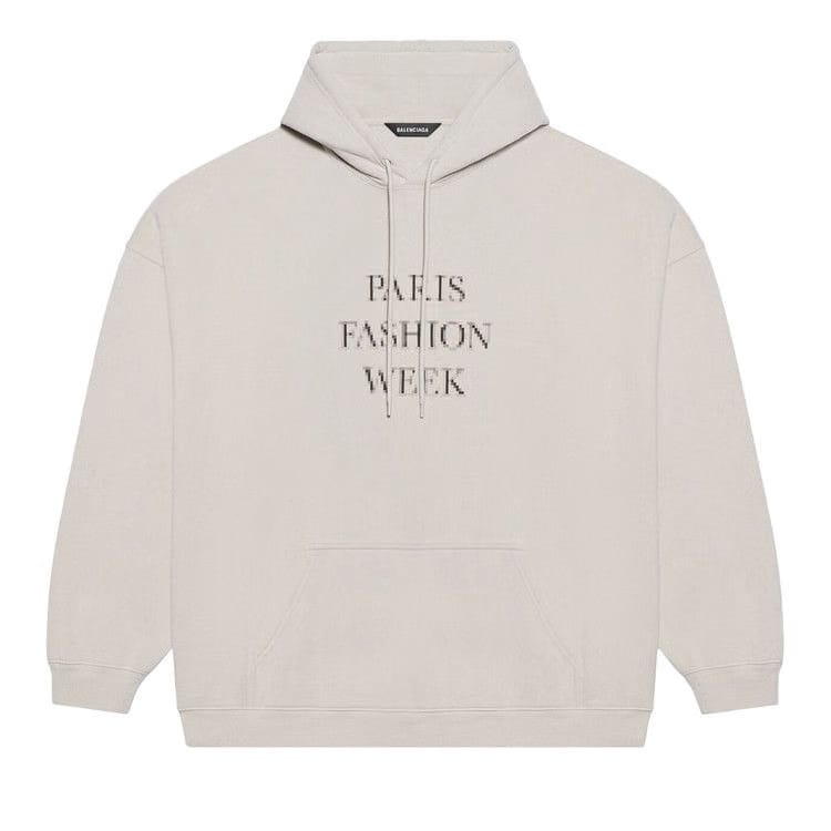 Balenciaga Paris Fashion Week Hoodie Cement Grey/Black