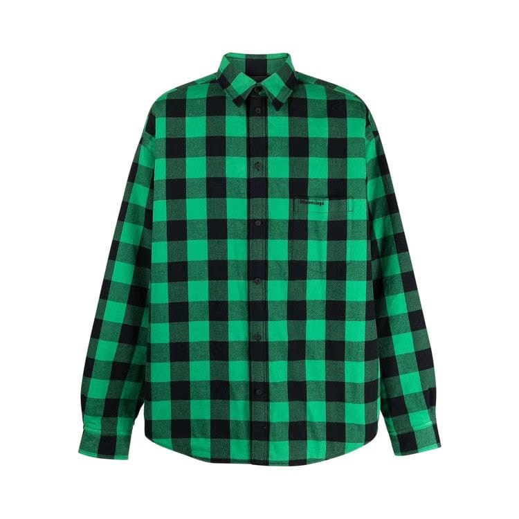Balenciaga Padded Shirt Green/Black