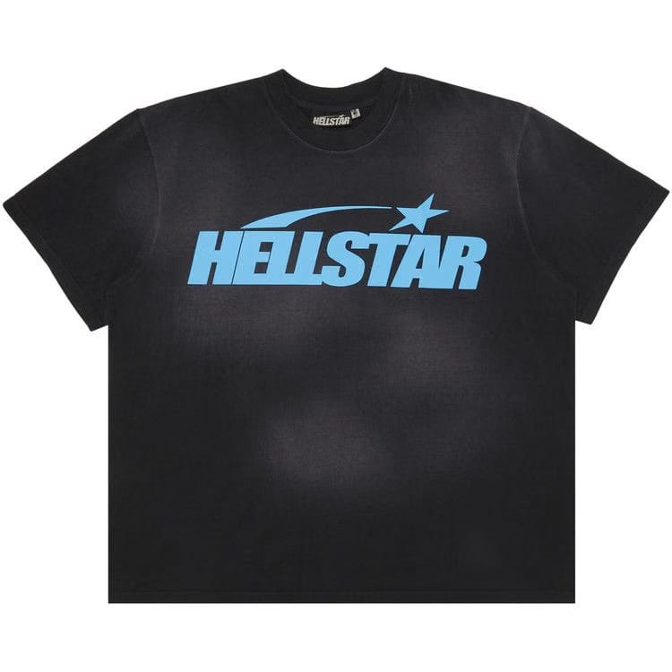 Hellstar Classic T-Shirt (Regular Print) Black/Blue