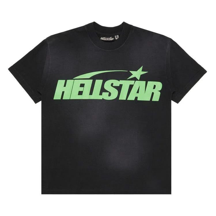 Hellstar Classic T-Shirt (Regular Print) Black/Green