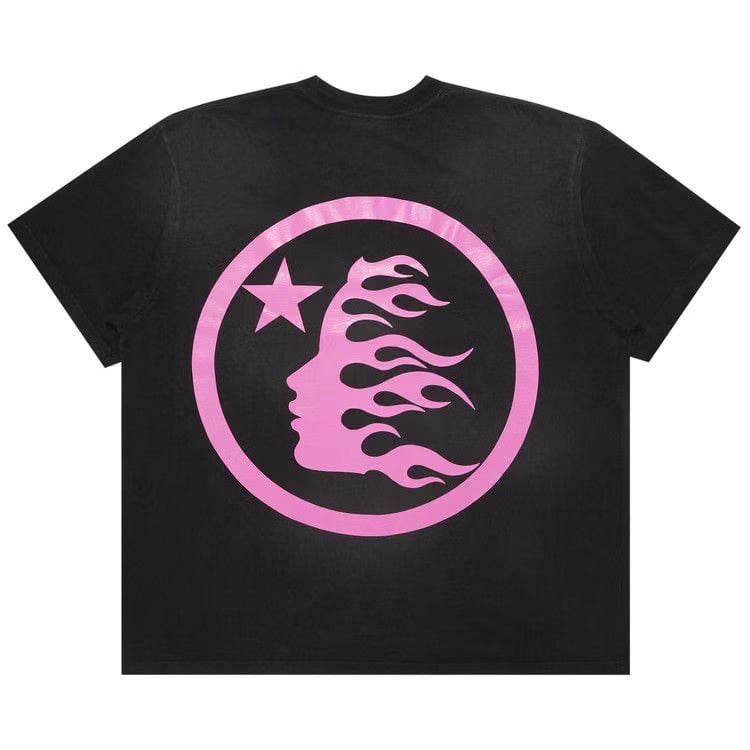 Hellstar Classic T-Shirt (Gel Print) Black/Pink