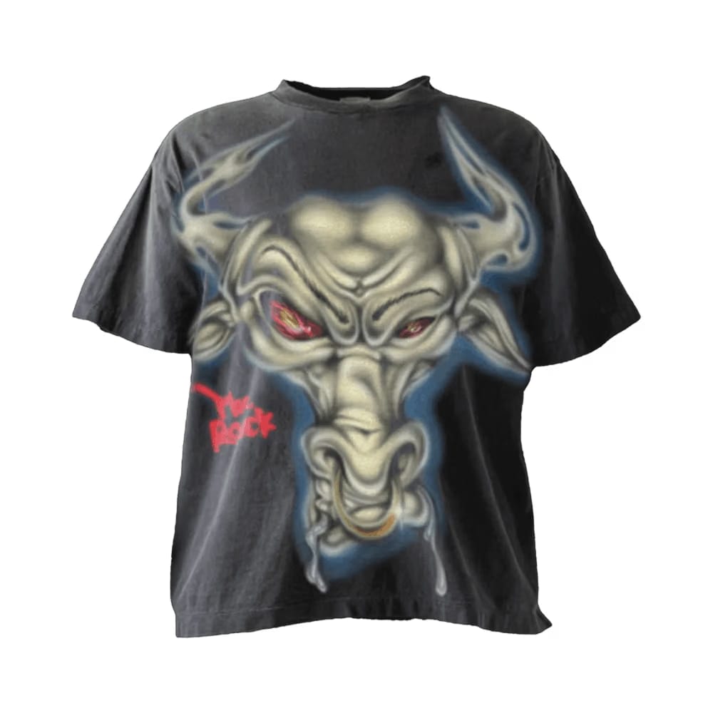 Hellstar x WWE Brahma Bull T-Shirt Black