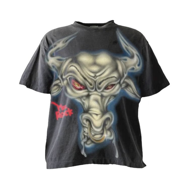 Hellstar x WWE Brahma Bull T-Shirt Black