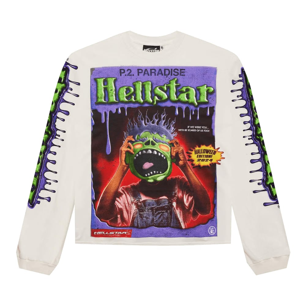 Hellstar Horror Book Long-Sleeve White
