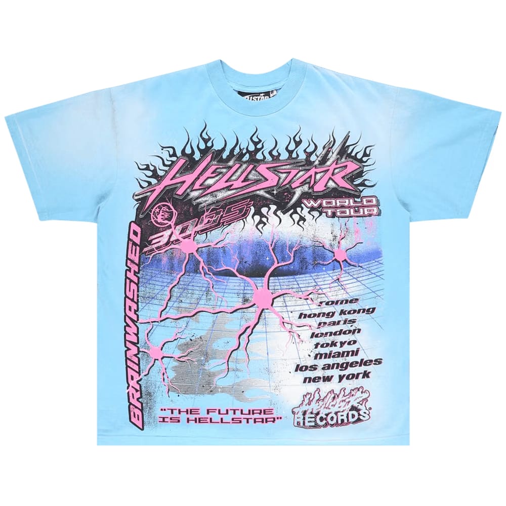Hellstar Neuron T-Shirt Light Blue