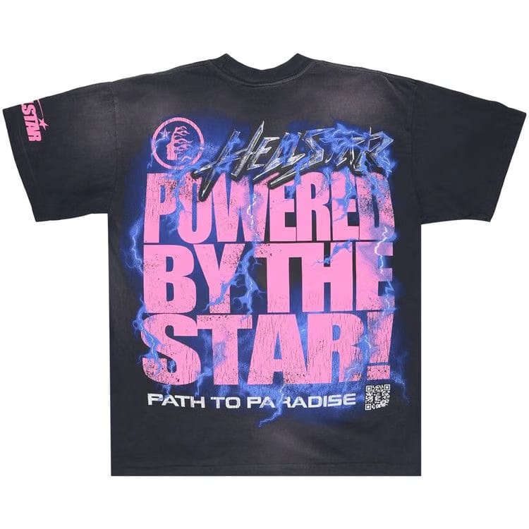 Hellstar Powered By The Star T-Shirt Black/Purple