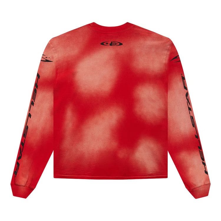 Hellstar H Cursive Logo Longsleeve Red