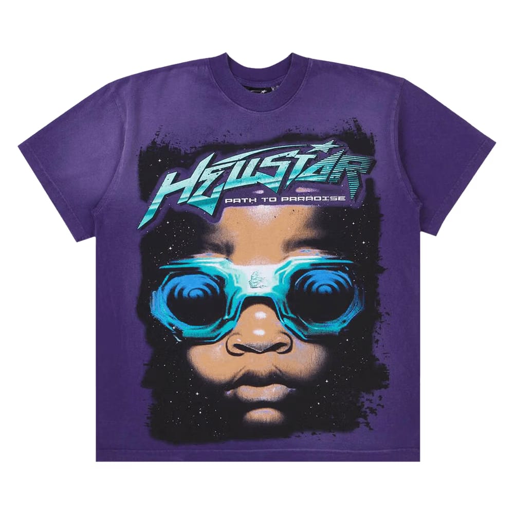 Hellstar Goggle T-Shirt Purple