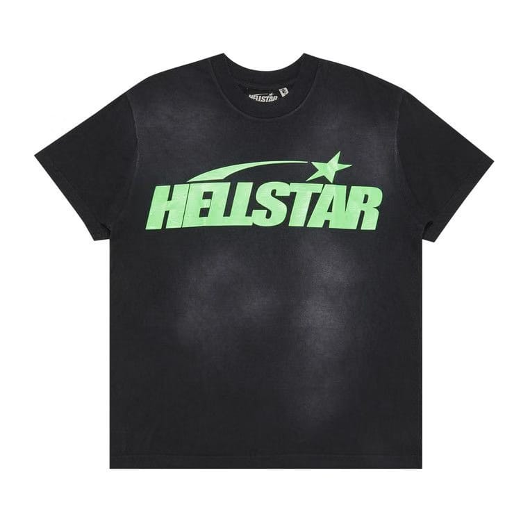 Hellstar Classic T-Shirt (Gel Print) Black/Green
