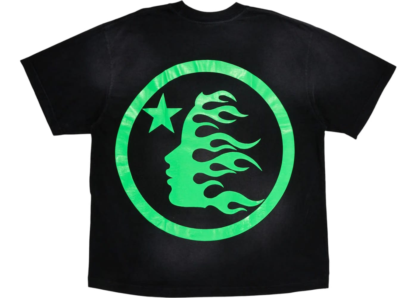 Hellstar Classic T-Shirt (Gel Print) Black/Green