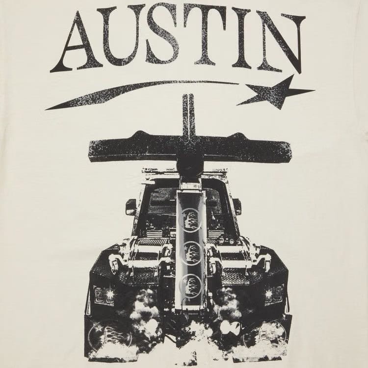 Hellstar x Post Malone Austin T-Shirt Cream