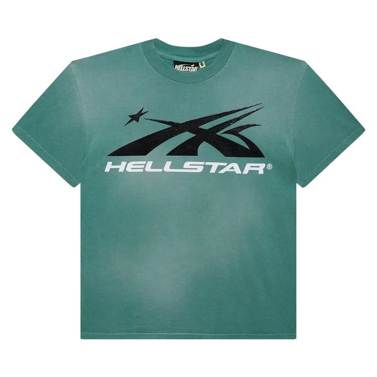 Hellstar Sports Logo T-Shirt Green