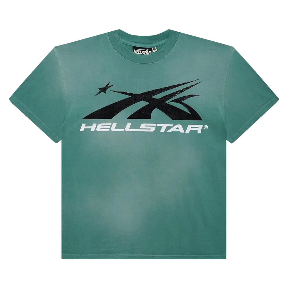 Hellstar Sports Logo T-Shirt Green