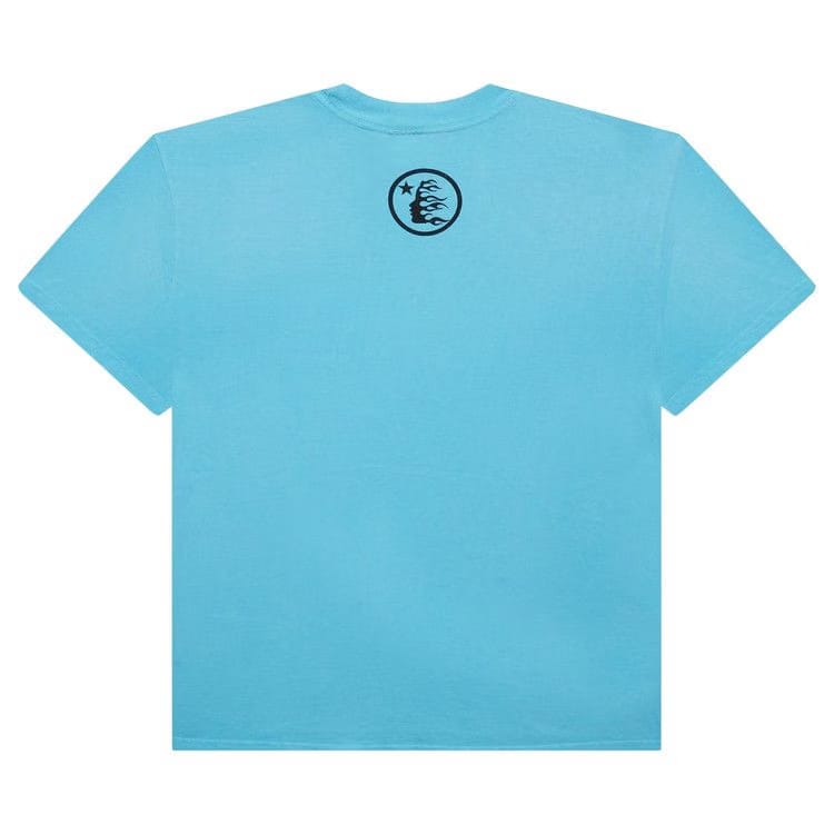 Hellstar Box Logo T-Shirt Blue