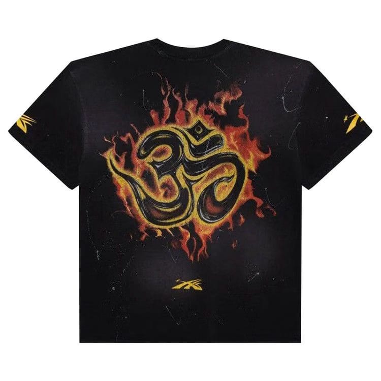 Hellstar Inner Peace Fire T-Shirt Black