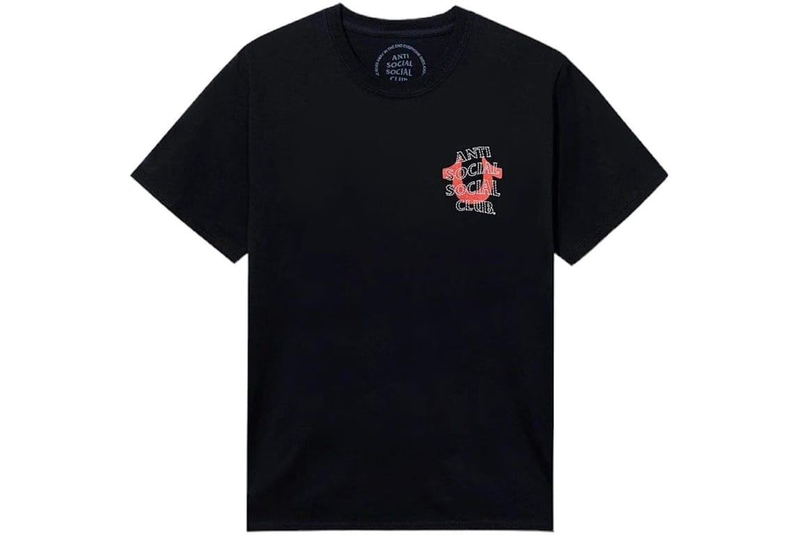Anti Social Social Club x True Religion Anti-Truth Premium Heavyweight T-Shirt Black