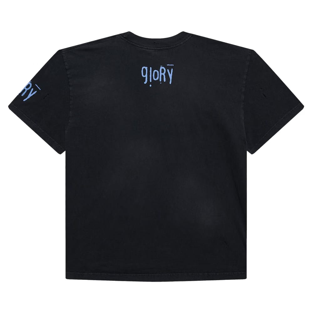 Hellstar Crochet Jesus T-Shirt Black