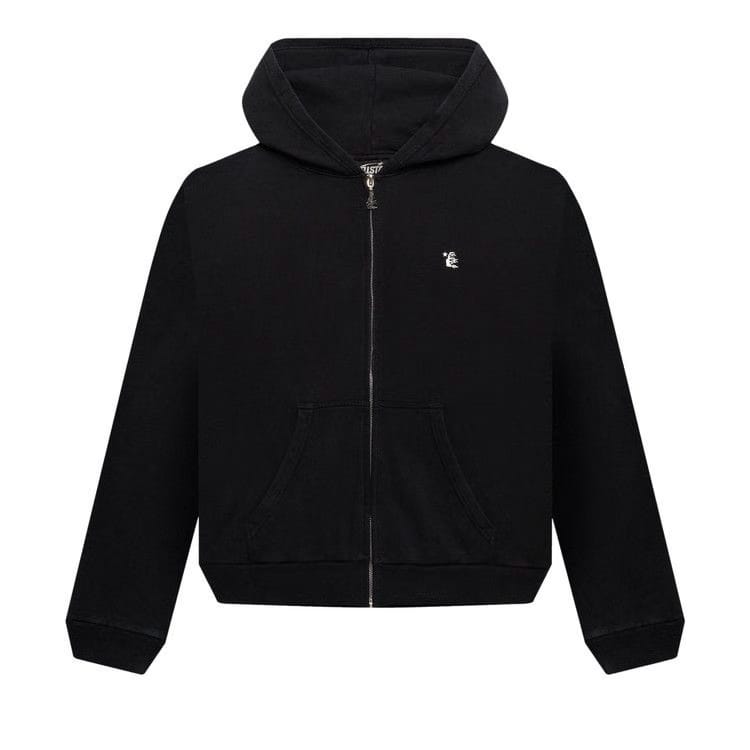 Hellstar Essentials Zip Up Hoodie Black
