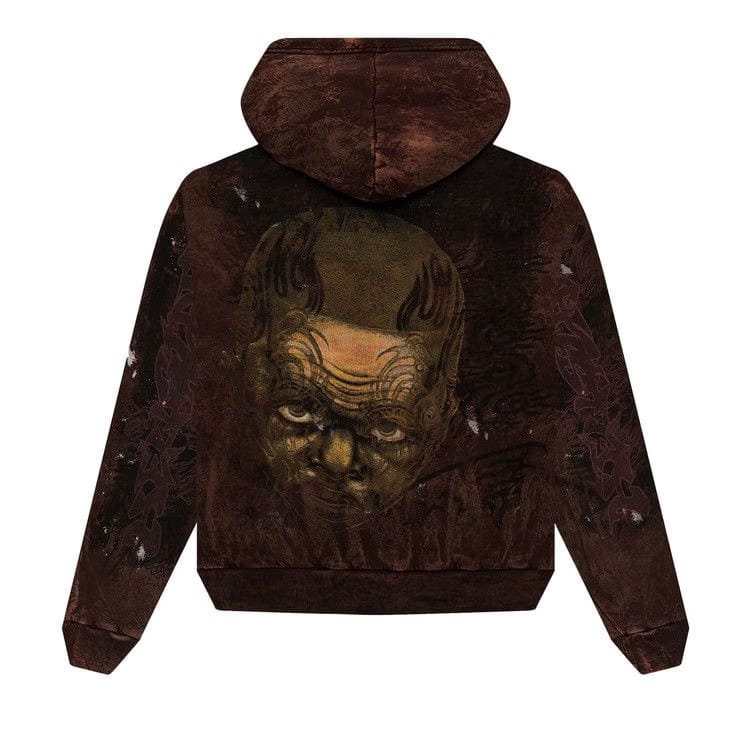 Hellstar Graffiti Hoodie Brown