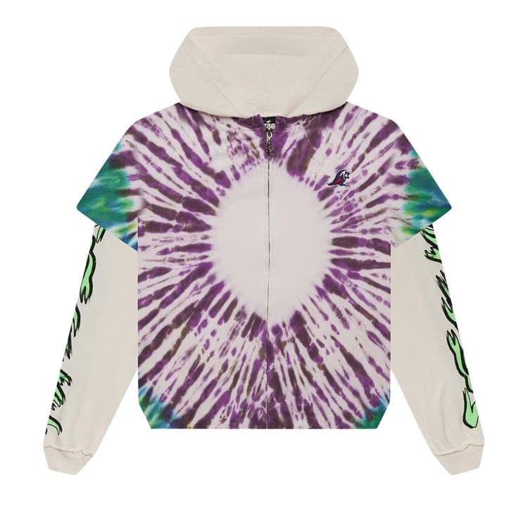 Hellstar Tye-Dye Zip-Up Hoodie Multicolor