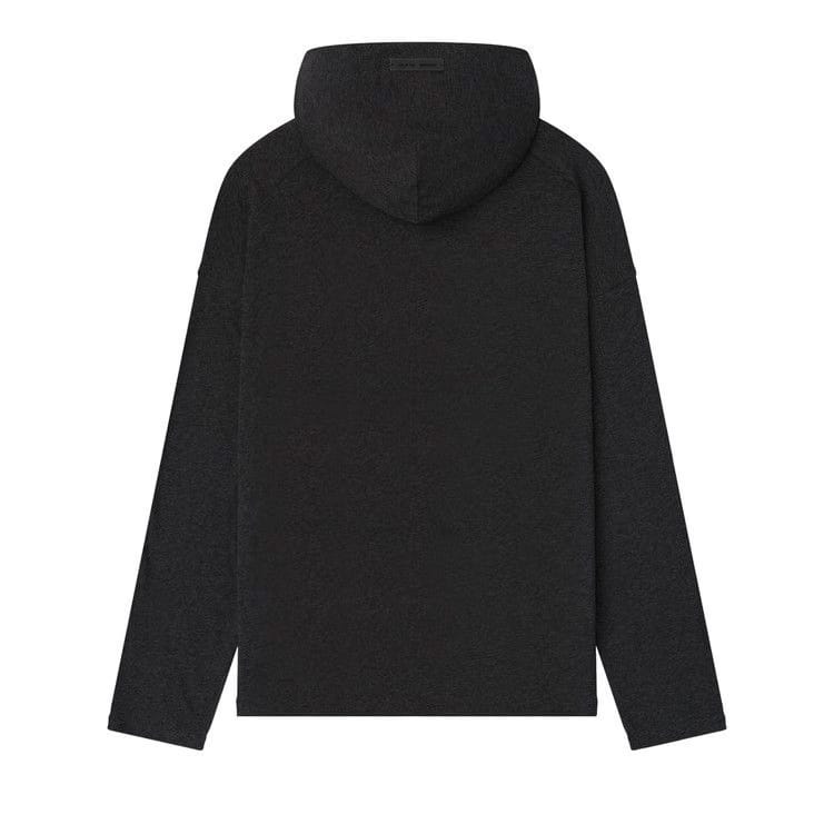 Fear of God Essentials Embroidered Classic Hooded Long-Sleeve Vintage Black
