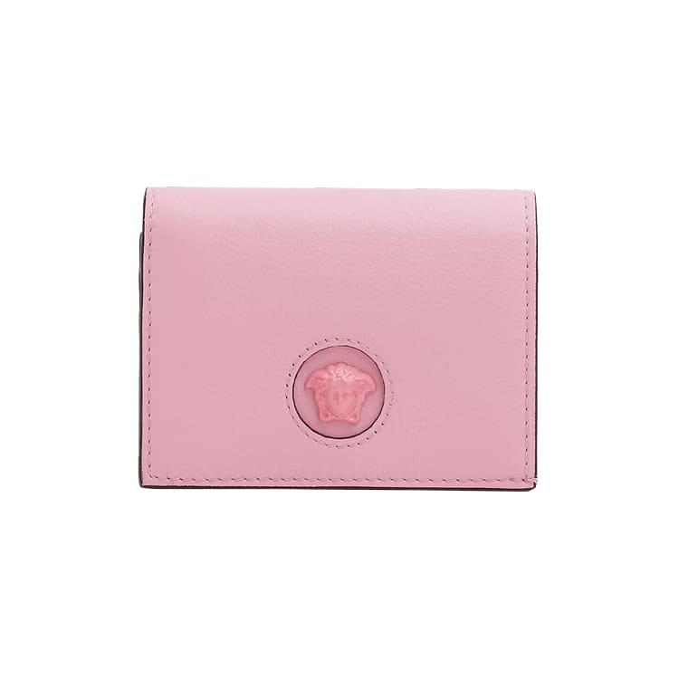 Versace La Medusa Bifold Wallet Baby Pink/Versace Gold