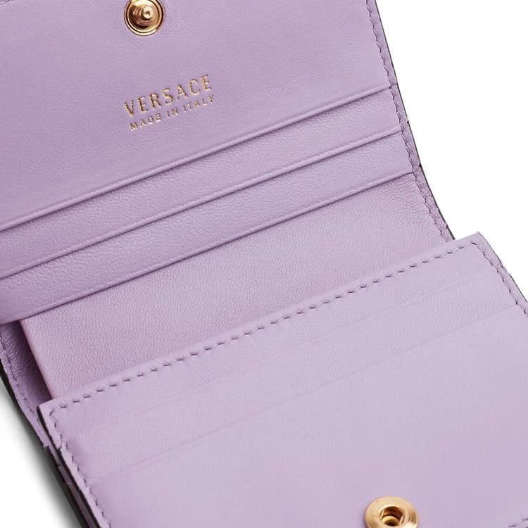 Versace La Medusa Bifold Wallet Baby Pink/Versace Gold