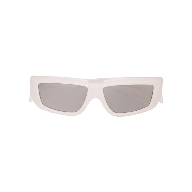 Rick Owens Rick Sunglasses Cream White