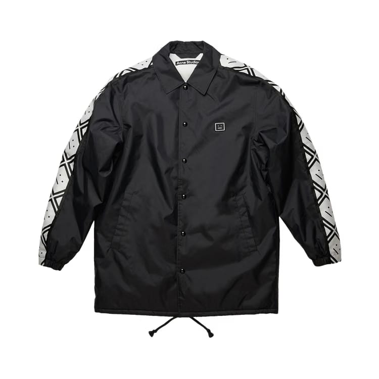 Acne Studios Face Motif Coach Jacket Black
