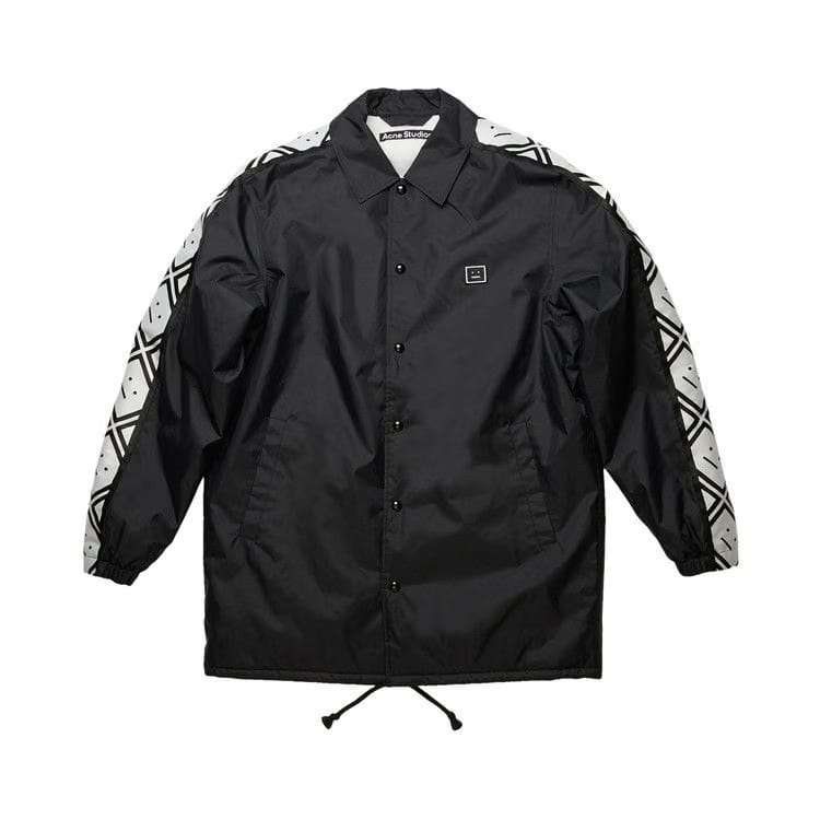 Acne Studios Face Motif Coach Jacket Black