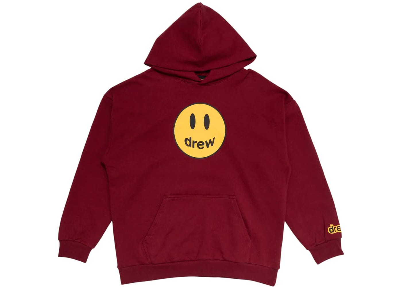 Drew House Mascot Oversized Oversized Hoodie Burgundy