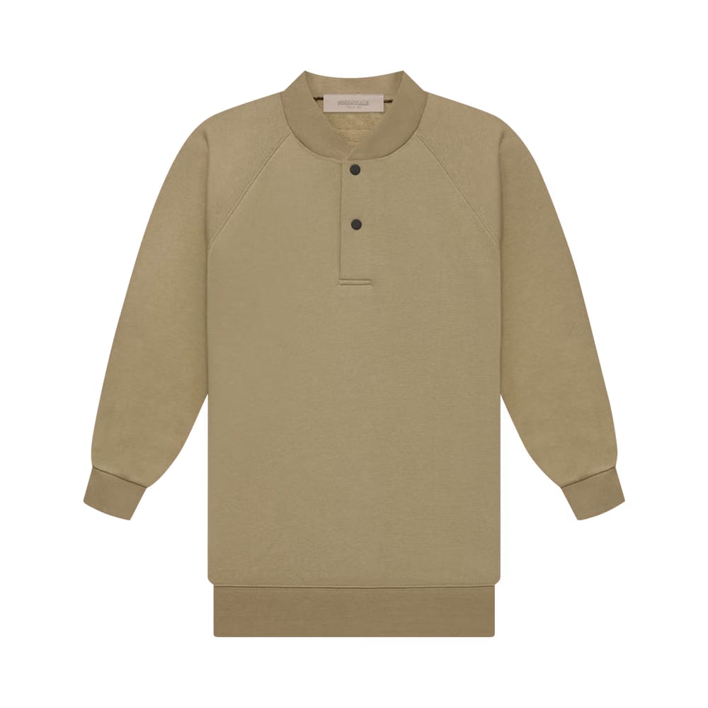 Fear of God Essentials 3/4 Sleeve Henley Oak