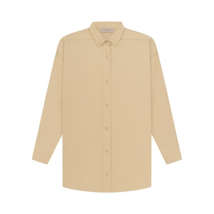 Fear of God Essentials Long-Sleeve Oxford Sand