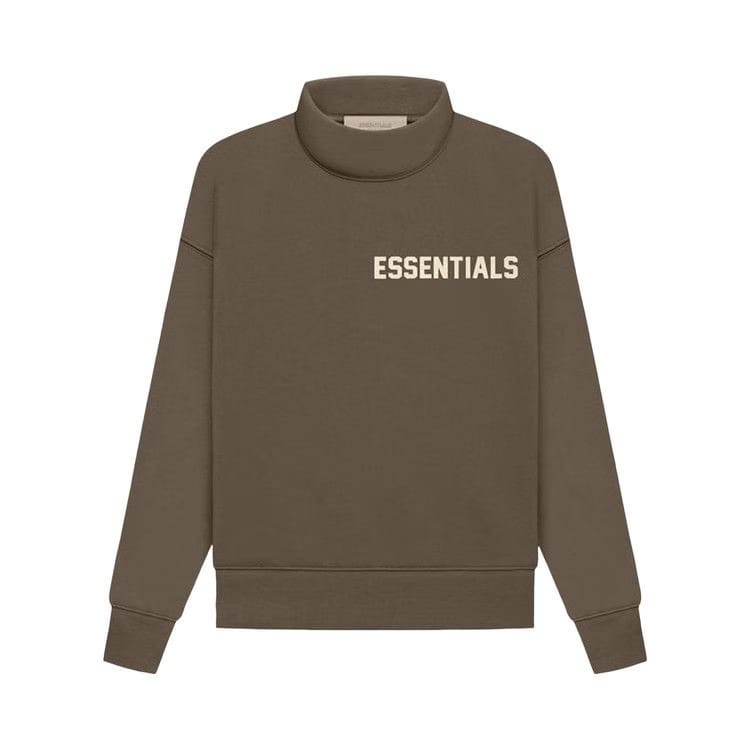 Fear of God Essentials Kids Long-Sleeve Mockneck Wood
