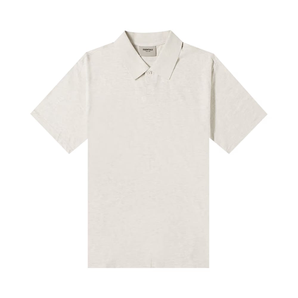 Fear of God Essentials Polo Light Heather Oatmeal