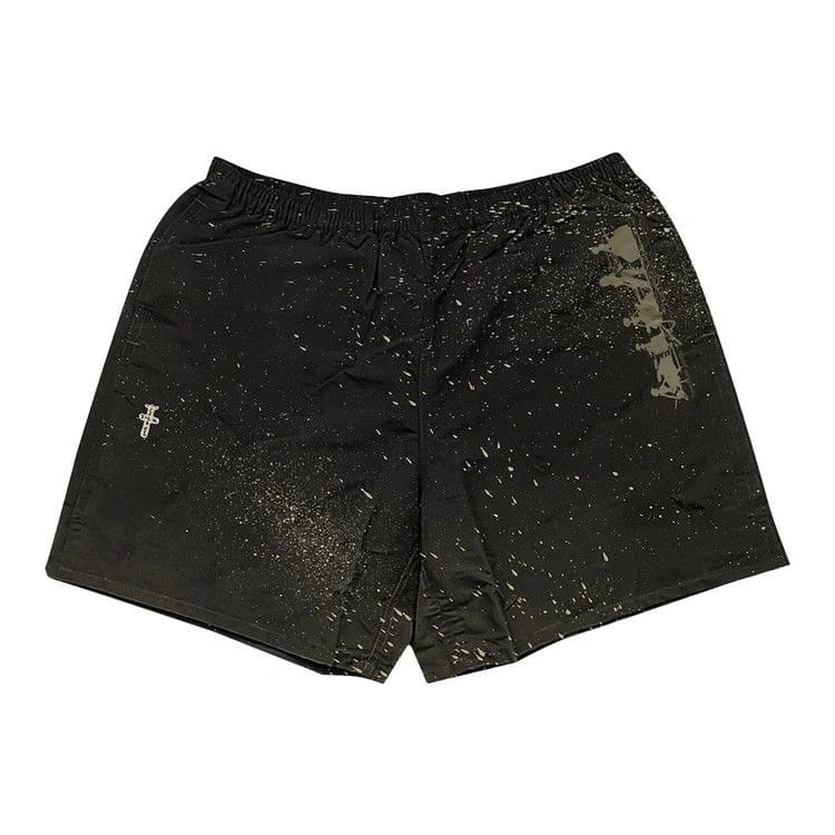 Cactus Jack by Travis Scott Splatter Shorts Black