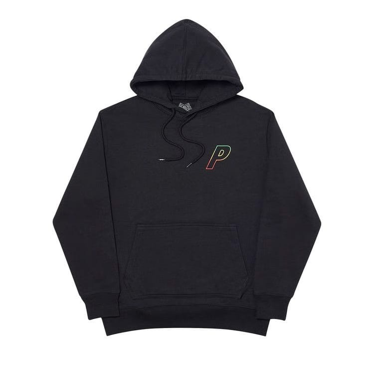 Palace Linear Triple Fade Hoodie Black