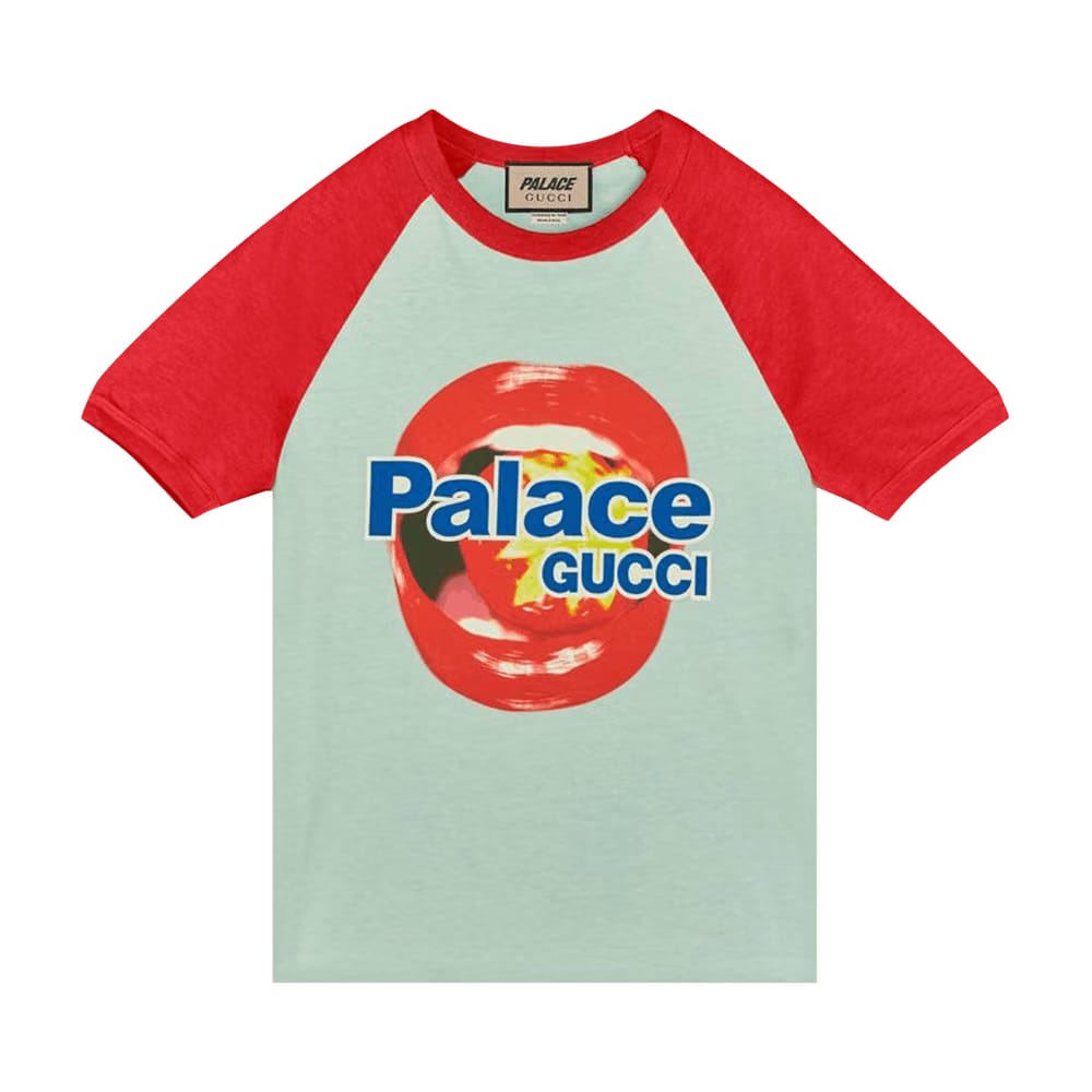Gucci x Palace Printed Cotton Jersey T-Shirt White