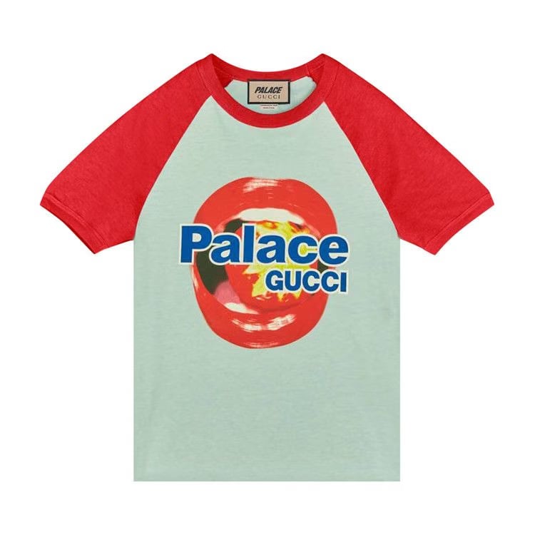 Gucci x Palace Printed Cotton Jersey T-Shirt White