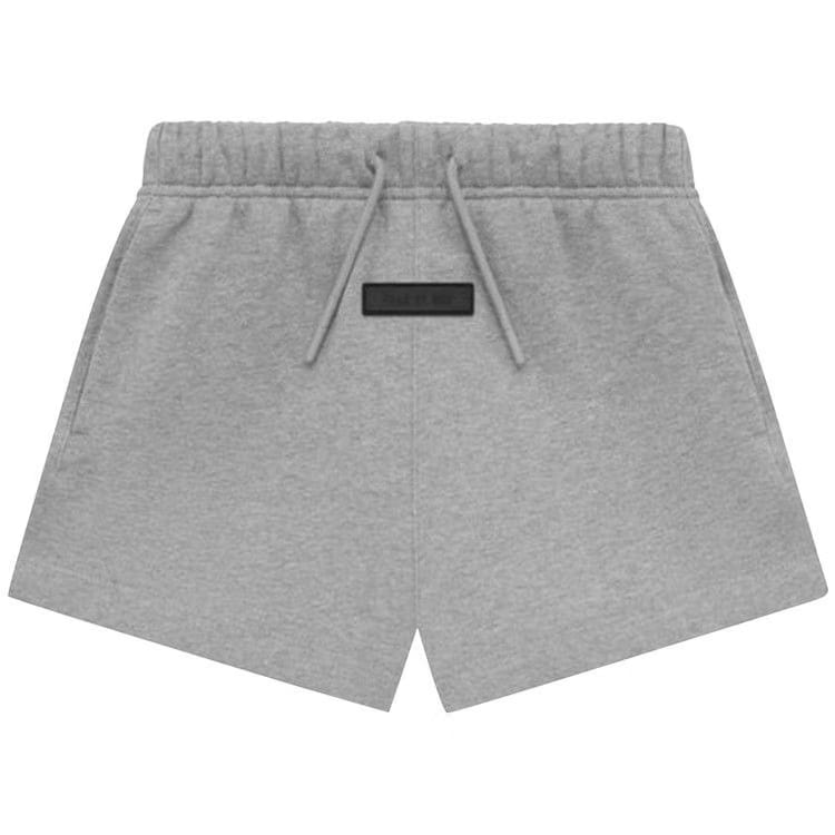 Fear of God Essentials Kids Running Shorts Dark Heather Oatmeal