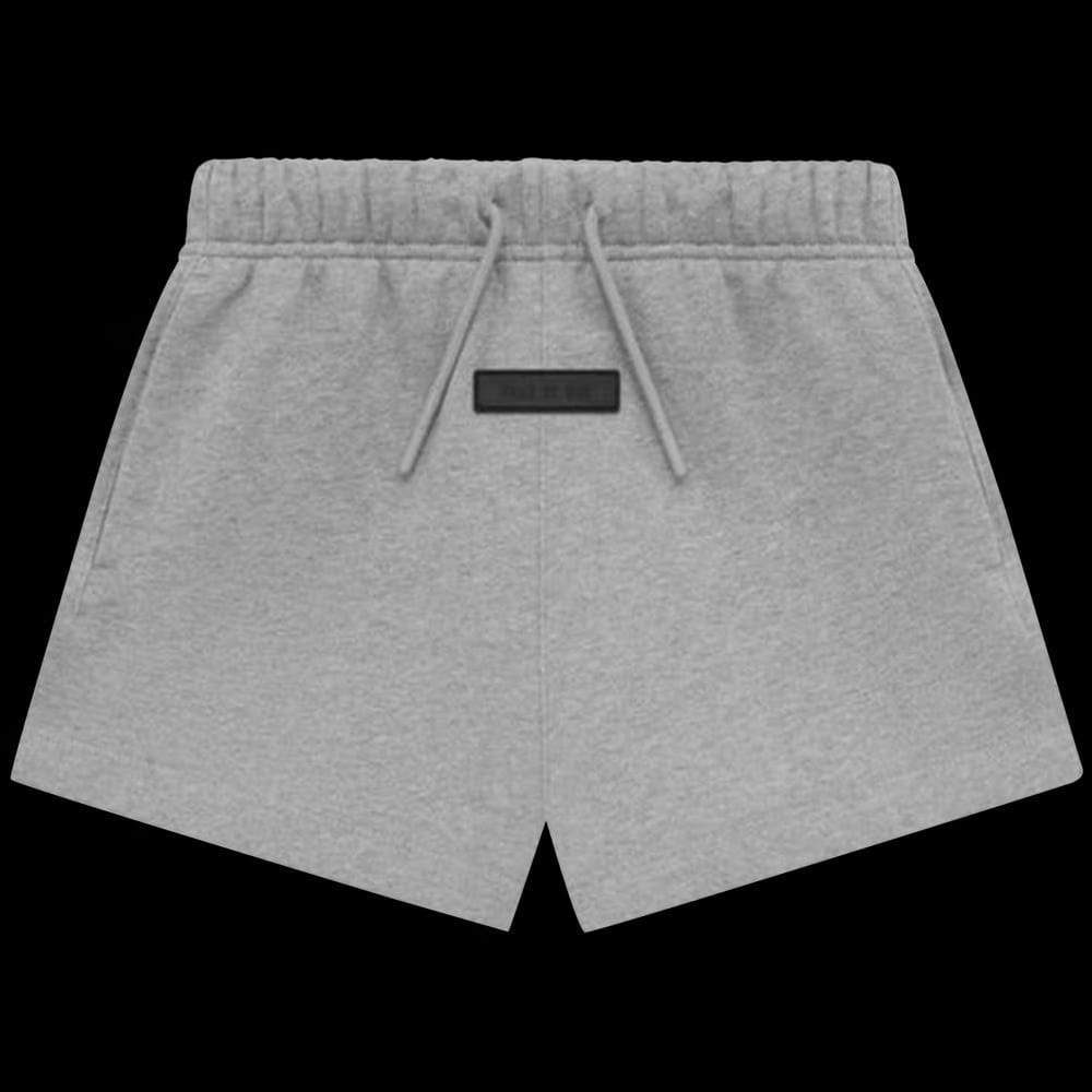 Fear of God Essentials Kids Running Shorts Dark Heather Oatmeal