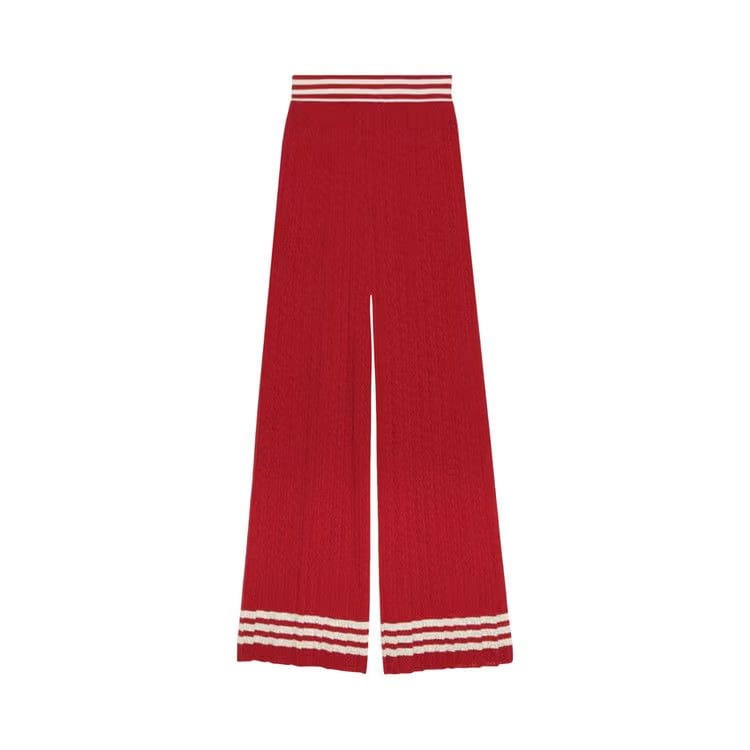 adidas x Gucci Wide Pants Red