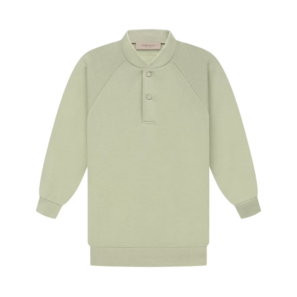 Fear of God Essentials 3/4 Sleeve Henley Seafoam