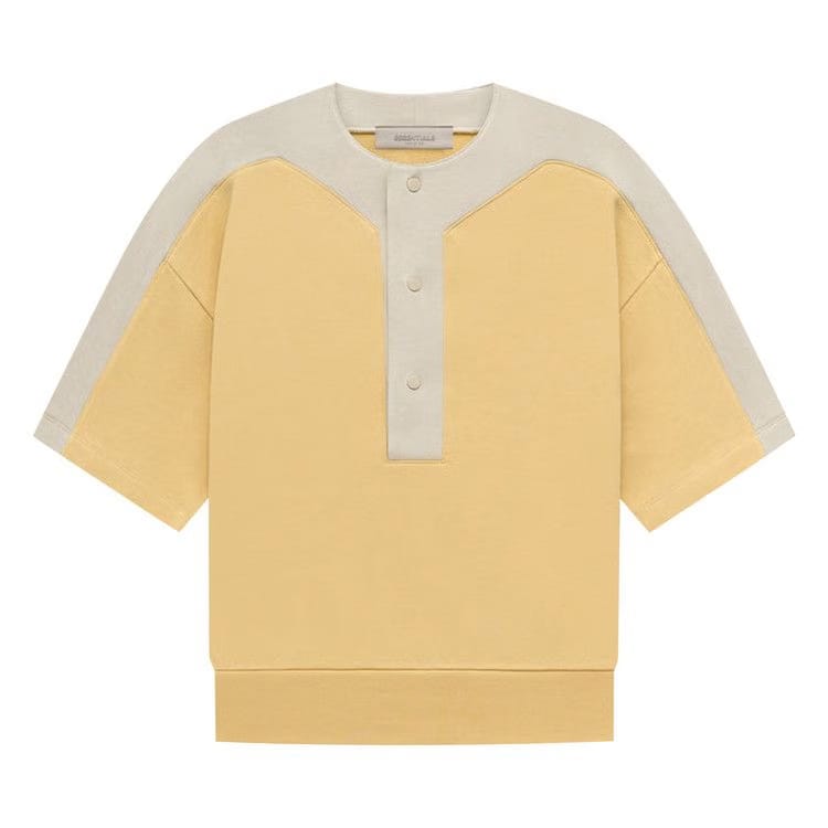 Fear of God Essentials Kids Terry Baseball Henley Light Tuscan