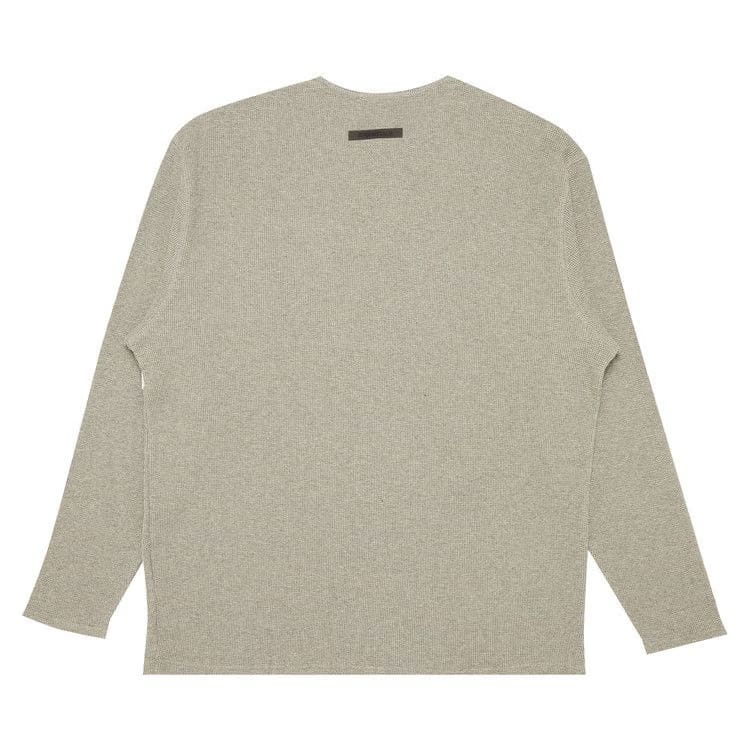 Fear of God Essentials Thermal Henley Long-Sleeve Heather