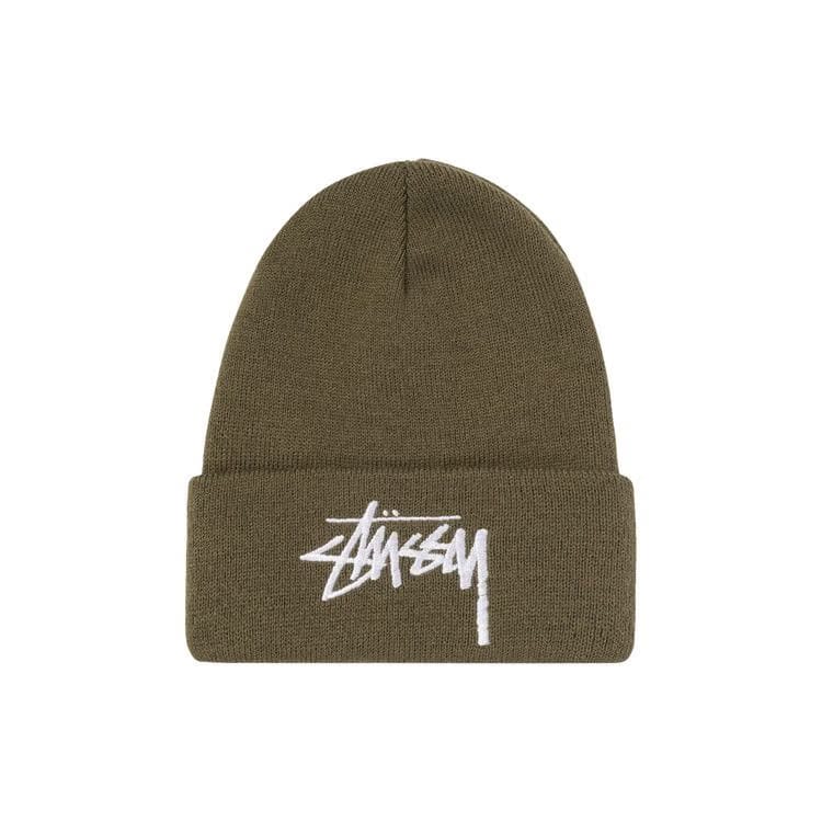 Stussy Big Stock Cuff Beanie Olive