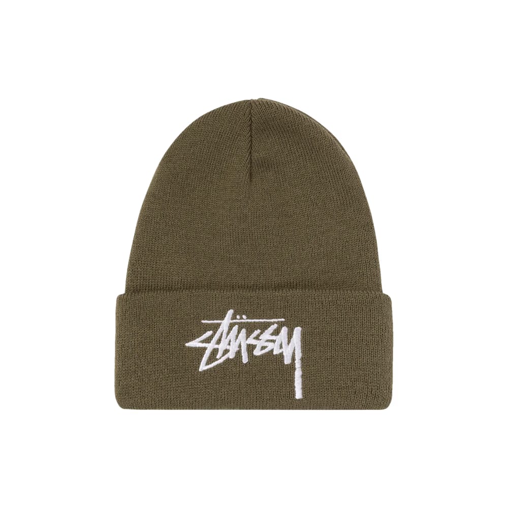 Stussy Big Stock Cuff Beanie Olive