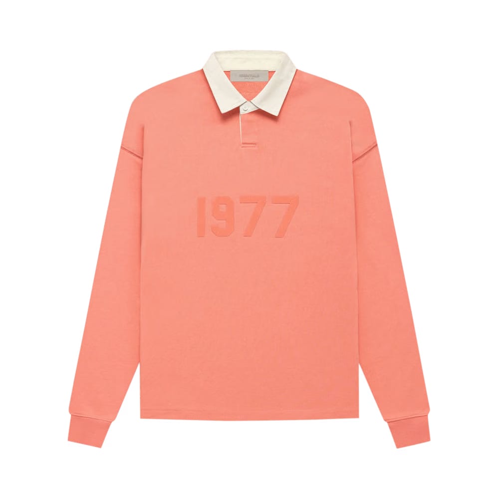Fear of God Essentials Henley Rugby Coral