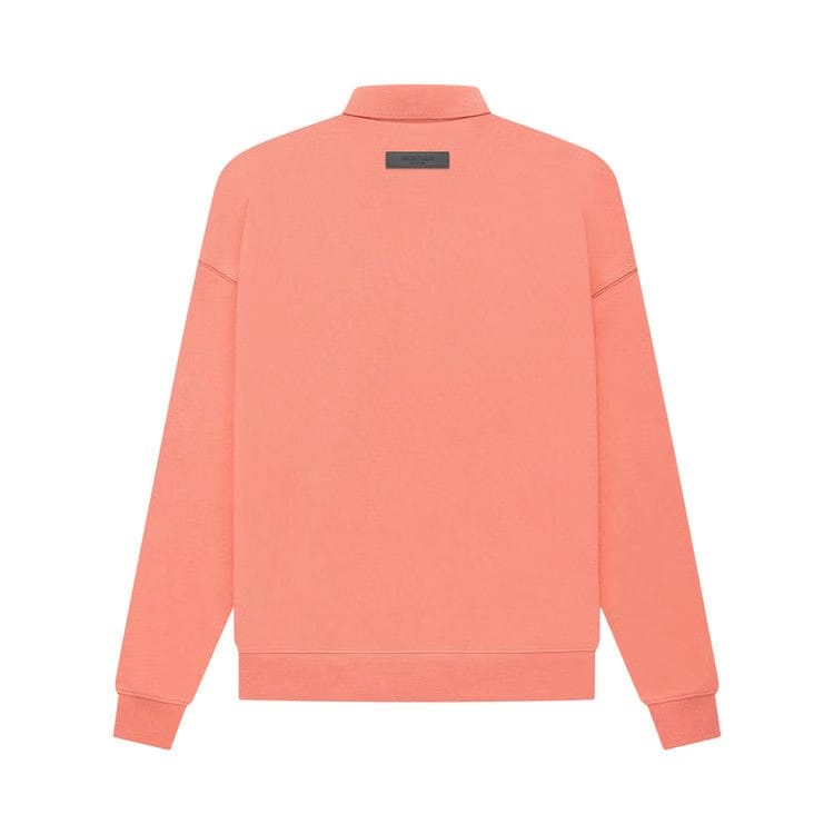 Fear of God Essentials Long-Sleeve Polo Coral