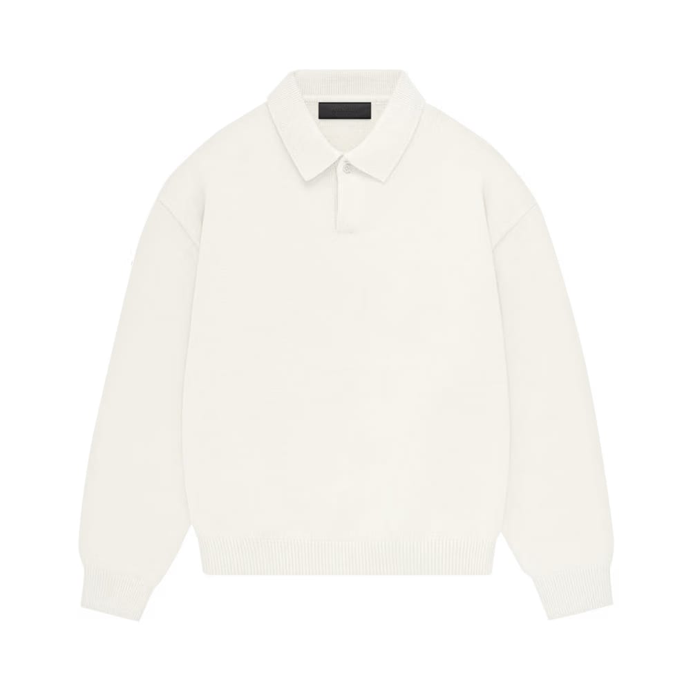 Fear of God Essentials Knit Polo Cloud Dancer